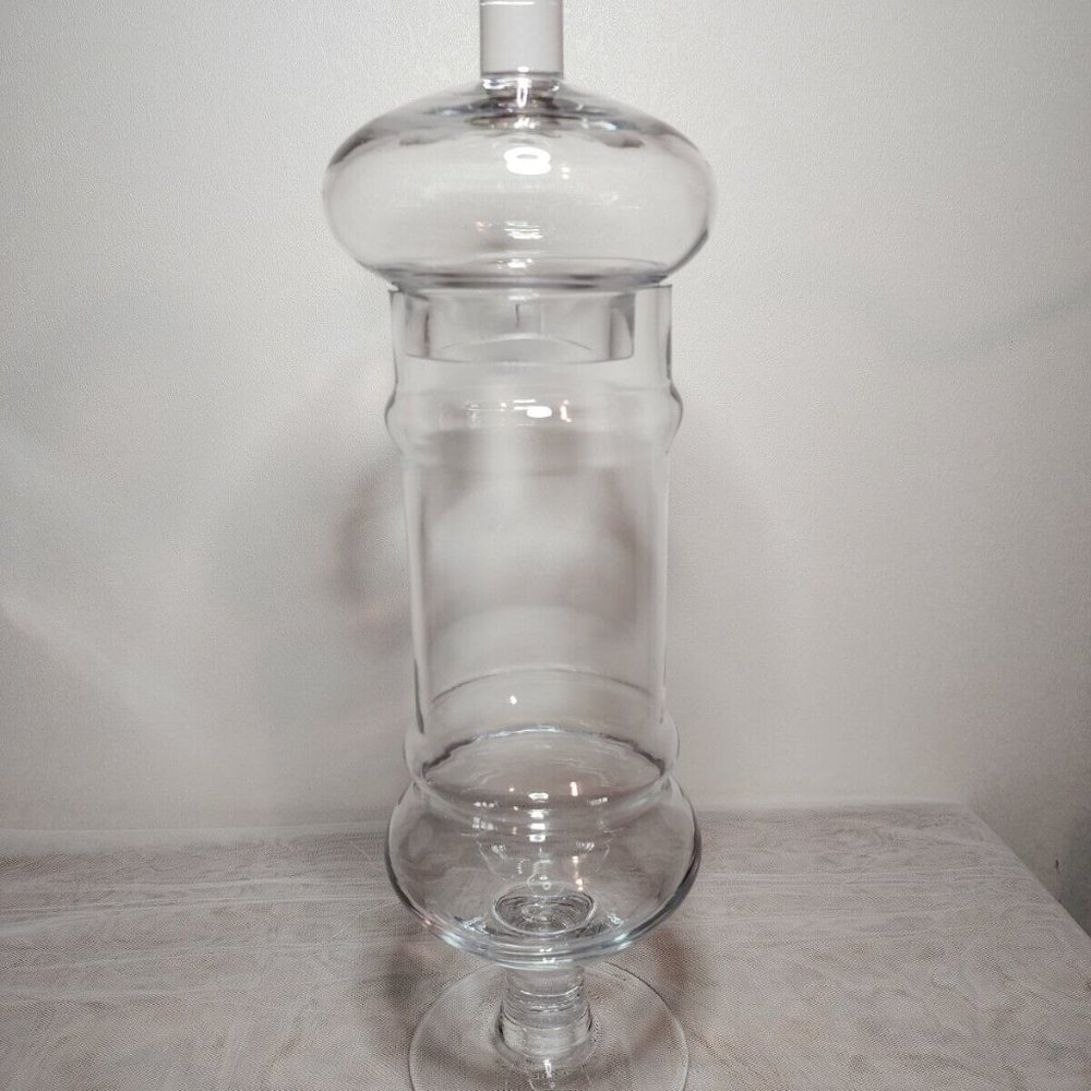 Vintage glass candy dish vase